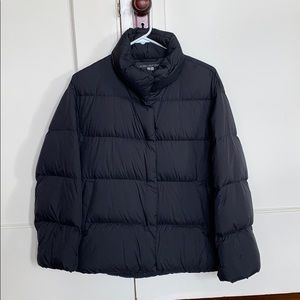 Uniqlo Black Ultra Light Down oversized jacket